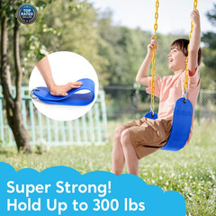 2 Pack Swing for Outdoor Swing Set, Swing Seat Replacement Kit with 66″ Heavy Du
