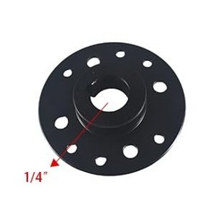 Sprocket Hub Adapter 1″ Bore 1/4″ Keyway 1″Bore 1/4 Keyway Black Sprocket Hub