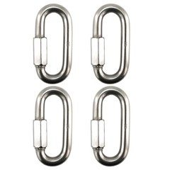 5/16 Inch M8 Quick Link Chain Connector 4PCS 316 Stainless Steel Quick Links