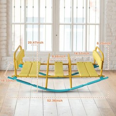 Kids Seesaw Playground Backyard Outdoor Fun Activity Play Rocker Toy Swing