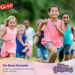 for Kids Disney Princess Disposable Paper 12 Ounce – 40 Count Multicolor