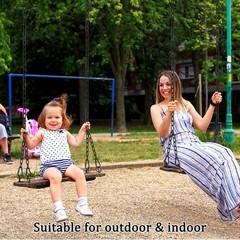 2 Pack 83in Hanging Swing Chain with 4 Carabiners, 660LB Capacity Hanging Kit…
