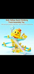 Duck Climbing Stairs Electric Duck Slide Toy with LED Lights and Music 6 Pcs