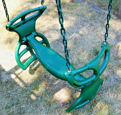 Swingset back to back glider swing, play set double glider, Bracket,PVC,54,G