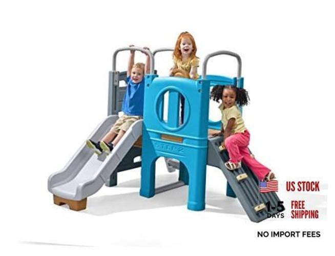 Step2 Scout & Slide Kids Outdoor Playset, Backyard Playground Set, Climber