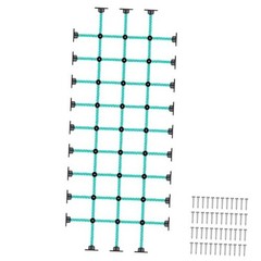 Climbing Net for Kids with Installation Base for 30″ × 75″ Wooden 30″ X 75″
