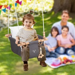 2 in 1 Baby Jumper with Toddler Swing, Baby Jumpers and Bouncers,Indoor Outdo…