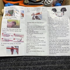 Zip line Kit 45ft Kids And Adults 250lb Loads