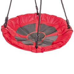24″ Diameter Red Round Swing Supports up to 300 lbs Swing