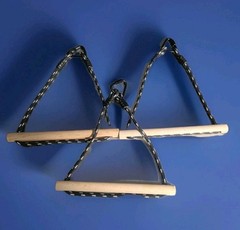 3 Ninja Monkey Bars Obstacle, Obstacle Course Bars, Outdoor Play Set, Swing A…