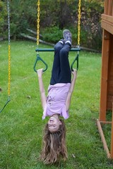 Eastern Jungle Gym Heavy-Duty Ring Trapeze Bar Combo, Large 20″ Green