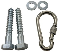 Pack of 2 2400 lb Capacity Heavy Duty Swing Hanger Green Betooll W/ Screws/Wash