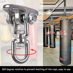 Set of 2 Heavy Duty Swing Hangers Stainless Steel 304, Double Protection Desi…