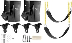 Heavy Duty Swing Sets Brackets Including 2 Black A-Frame Swing Set B+b