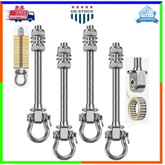 Heavy Duty Stainless Steel Swing Hangers 1500lb Capacity 2 Pack Porch Playground