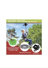 150FT Zip Line for Adults and Kids : Up To 380LBS Fast Tightening Zip Line Kit