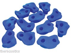 Rock Wall DIY BLUE Plastic Hand Hold Hold Foot Hold Child Kid Upper Body Kit