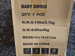 (QTY 2) Domaker DK23249 Toddler Swing Seat with Coated Chains for Outdoor, Green