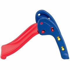 2 Step Children Folding Slide Plastic Fun Toy Up-down For Kids Indoor & Outdoor