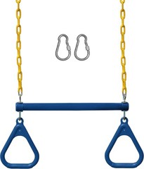 Safe & Sturdy Trapeze Swing Bar Set: Perfect Addition to Backyard Activities