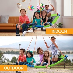 Platform Swing – Large Rectangle Saucer Swing for Kids and Adults