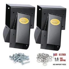 BETOOL Swing Set Brackets – 2pcs A Frame Swing Bracket End Brackets(2Pcs-Black)