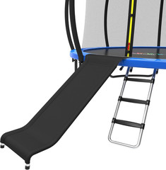 Trampoline Ladder and Slide Kit – Universal 3 Steps Stair Slide with Buffer, Eas