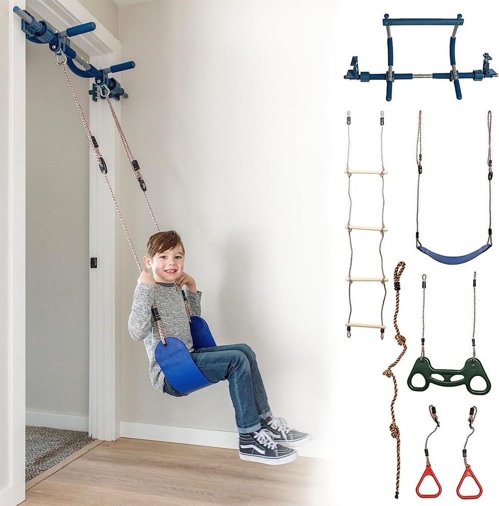 Gym1 6 Piece Doorway Gym Indoor Playground Set