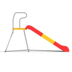 2-in-1 Kids Climbing Slide 76.4-Inch Smooth Slide Track Anti-Slip Steps Outdoor
