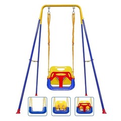 3 in 1 Outdoor Baby Toddler Swing with Stand