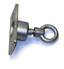 Heavy Duty Tire Swivel For Tire Swing Attachment Pregreased Ready To Usesilver