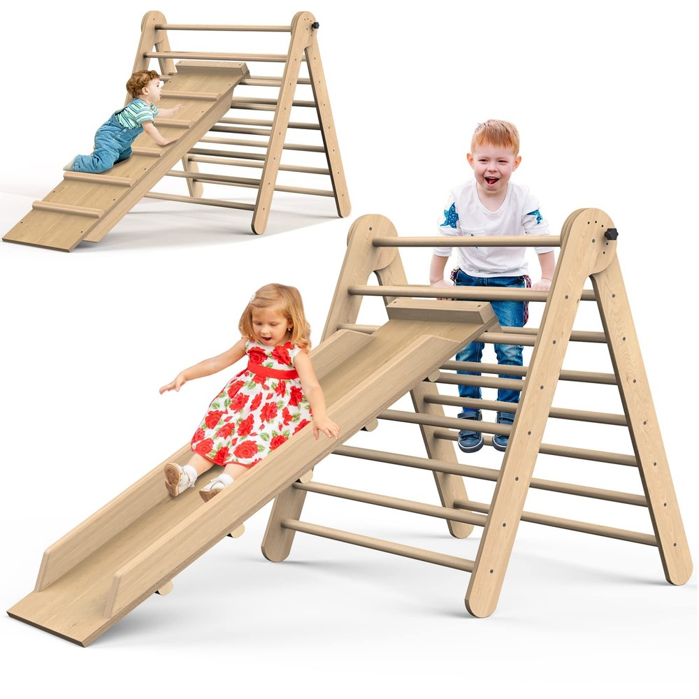Baoniu Triangle Climbing Toys, Stable Climbing Toys for Toddlers with Climbing a