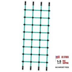 Climbing Cargo Net 30″ x 139″ Outdoor Climbing Net for Kids Green – 30″ X 139″