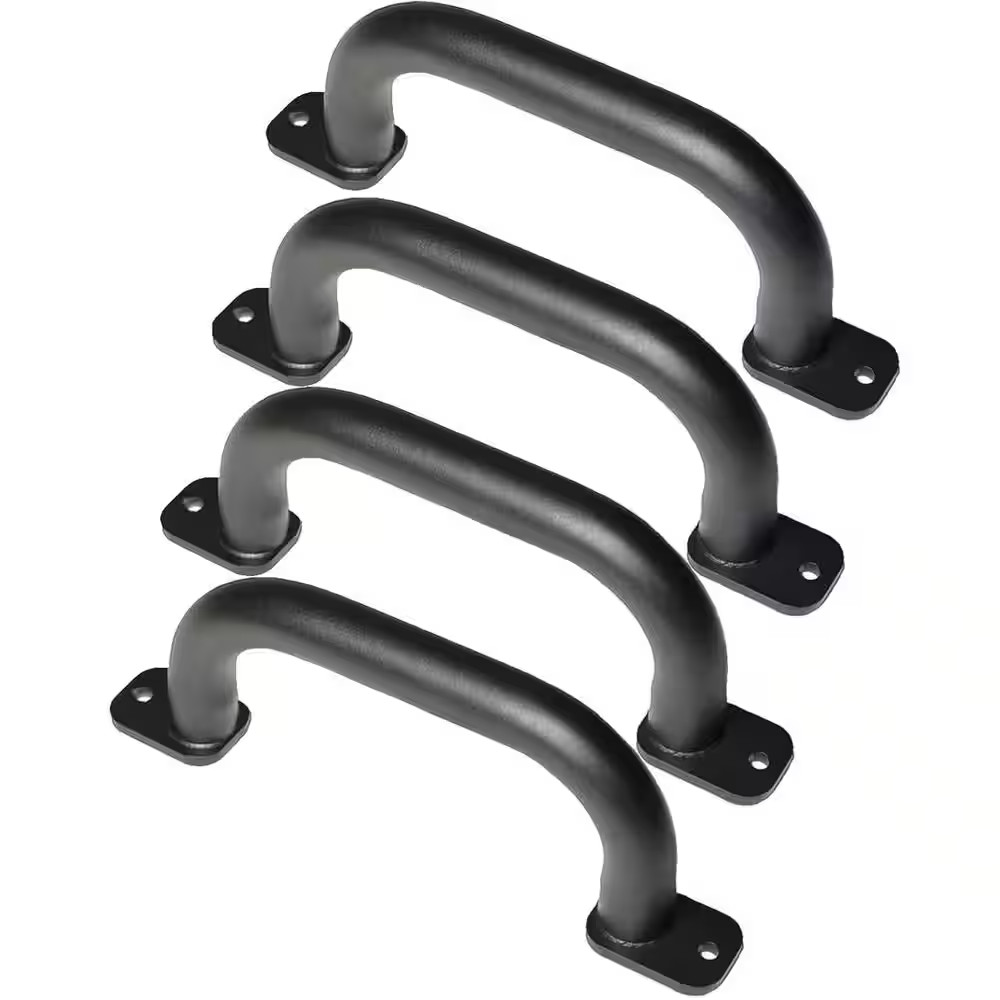 4 Pack 10 In. Metal Playground Safety Handles Outdoor Playset Grab Bars for Kids