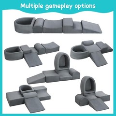 Toddler Soft Play Climbing Toys 5 Pcs Foam Climbing Blocks & Ball Pit Gym Set