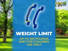 SWING SET STUFF 10″ PLAYGROUND HANDLES BLUE (PAIR) accessories hand grips 0010