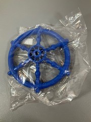 Backyard Discovery Premium Steering Wheel – Blue and Lime – NO HARDWARE