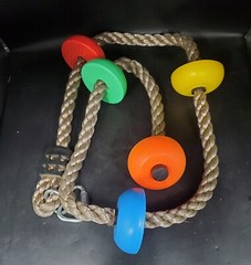 Gorilla Line Climbing Rope Swing Set Outdoor|Backyard Playground