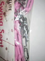 Set of 2 Heavy Duty Swing Seat with Chains Elite Home Products Green & Pink
