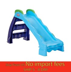 Little Tikes 2-in-1 Slide Indoor Outdoor Blue Ages 2-6…(wa)