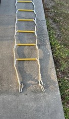 5.9 ft Nylon Climbing Rope Ladder for Kids or Adult Playground Hanging Ladder