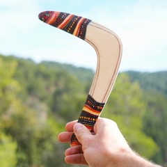 Wooden Boomerang That Comes Back – Beginner-Friendly Outdoor Sport – Durable