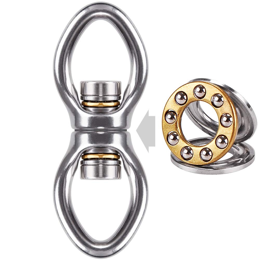 Swing Swivel with 2 Bearing,Safest Rotational Device Hanging Accessory for Ae…
