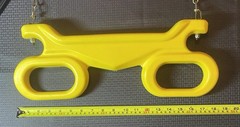 Vintage 1994 Flexible Flyer Trapeze Swing In Box Back Yard Swing Set Accessory
