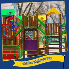 6 Pcs Playground Accessories Swingset Steering Wheel Plastic Priate Ship Stee…