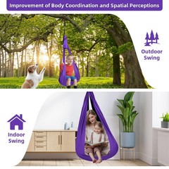 Sensory Joy Swing for , Elastic and Soft Fabric Therapy Swing for Autism, ADH…