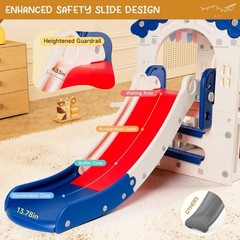 Bruce & Shark Kids Playhouse with Slide for Toddlers