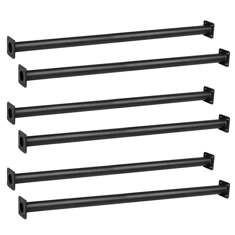 22 Inch Outdoor Monkey Bars for Backyard – Set of 6, Black Metal Outdoor/Indo…