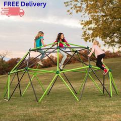 66″ Outdoor Climbing Dome Heavy Duty Geometric Jungle Gym Kids Playground Toy