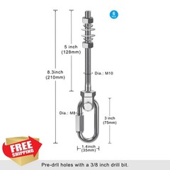 Dolibest Swing Hanger M10X5” 6 Pcs